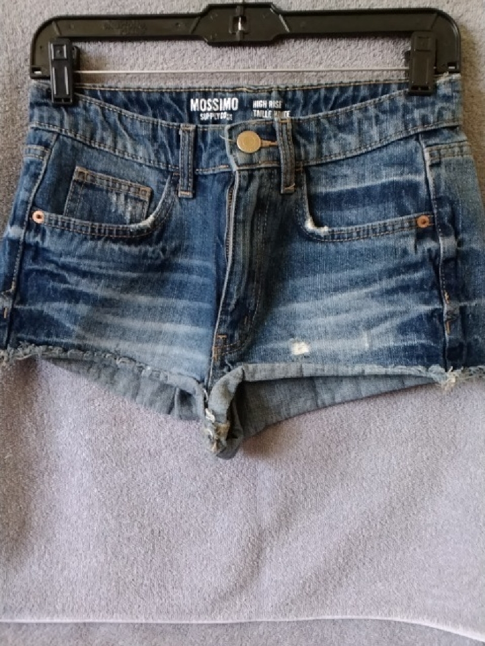 High Rise Jean Shorts